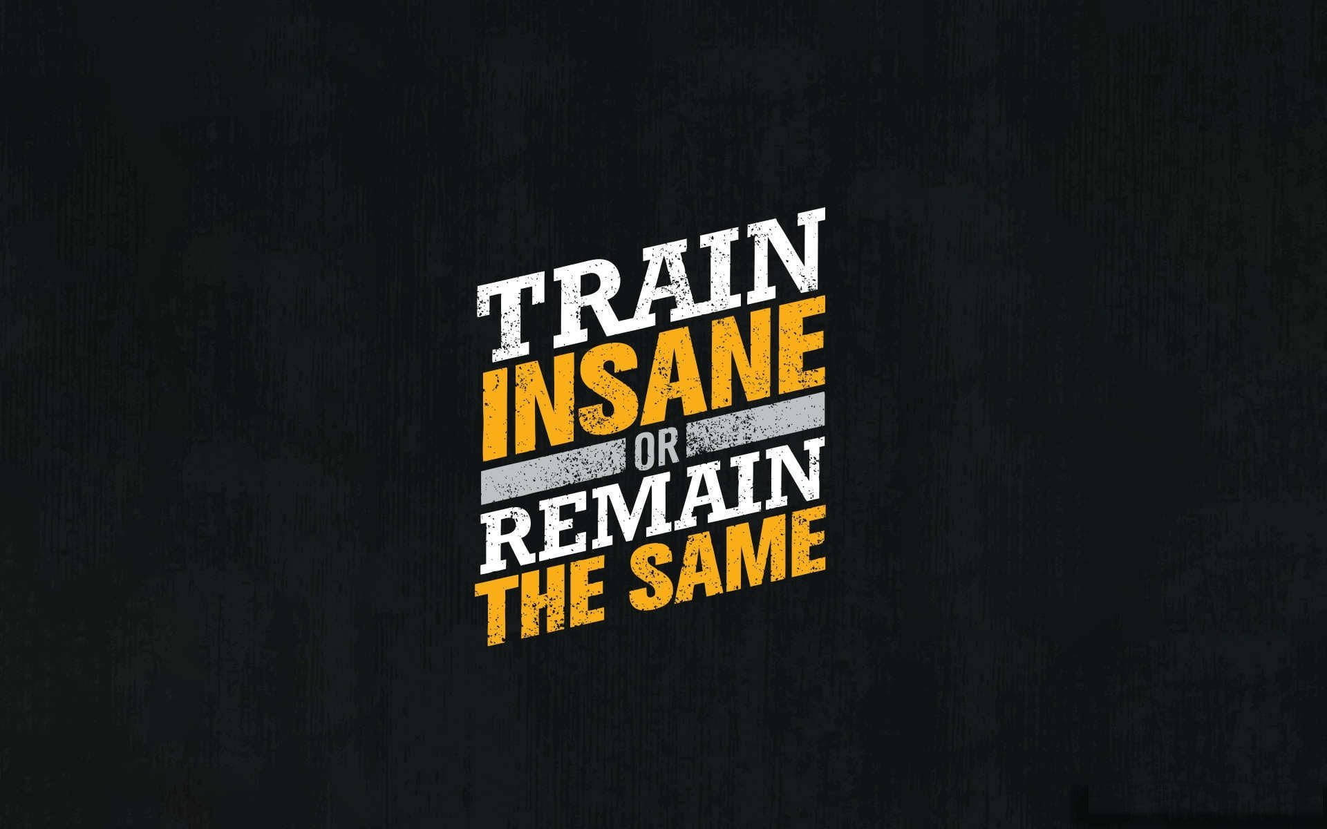 Black Motivation Train Insane Wallpaper