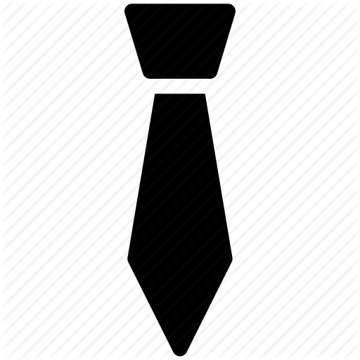 Black Necktie Icon PNG