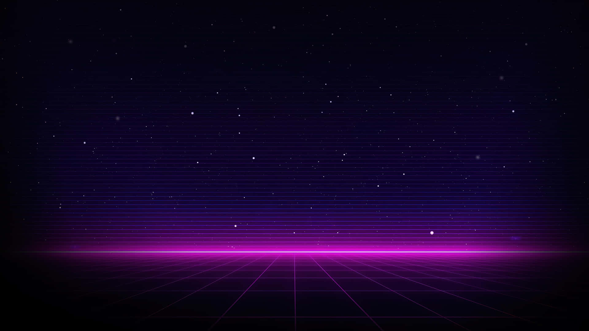 Black Neon Grid Landscape4 K Wallpaper