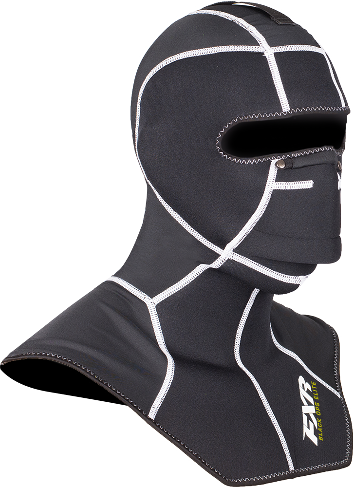 Black Neoprene Balaclava Ski Mask PNG