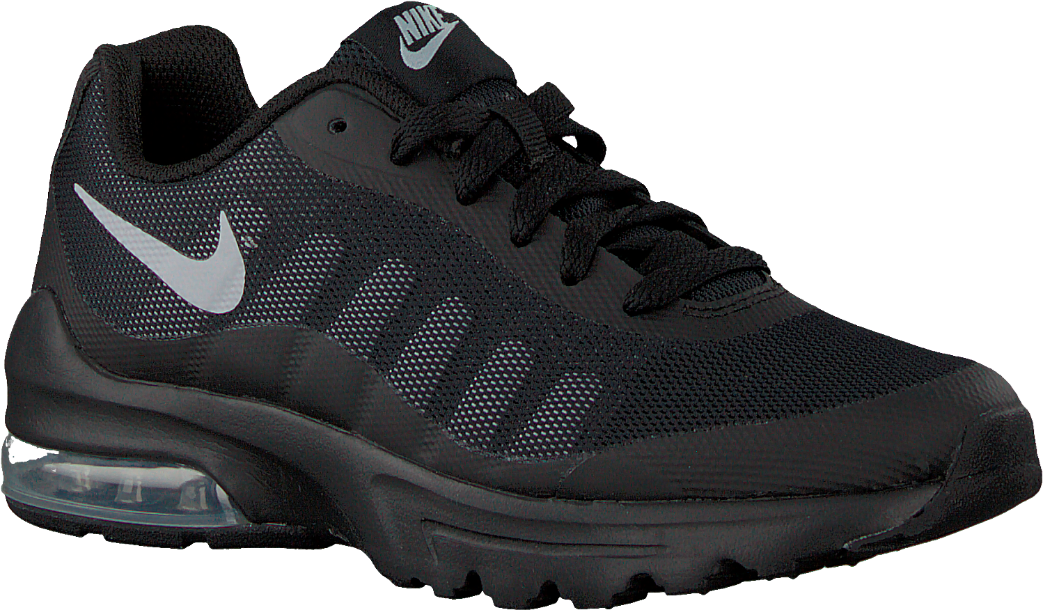 Black Nike Air Max Running Shoe PNG
