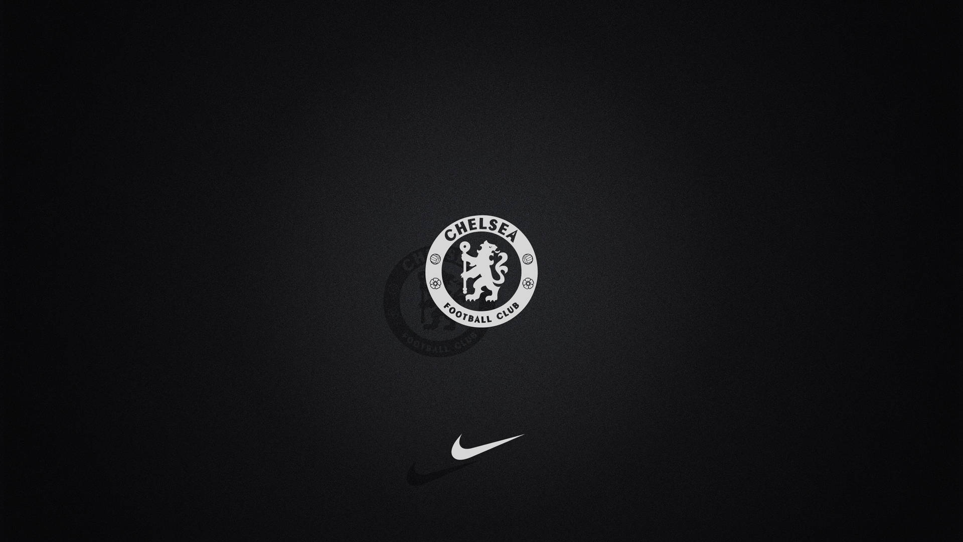 Black Nike Chelsea Fc Logo Wallpaper