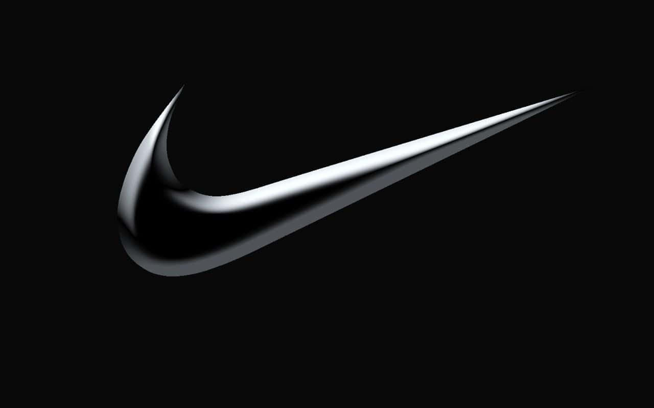 Get in the shoes of greatness with Black Nike! Wallpaper
