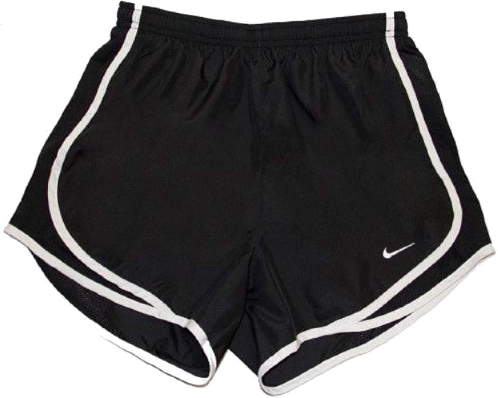 Black Nike Running Shorts PNG