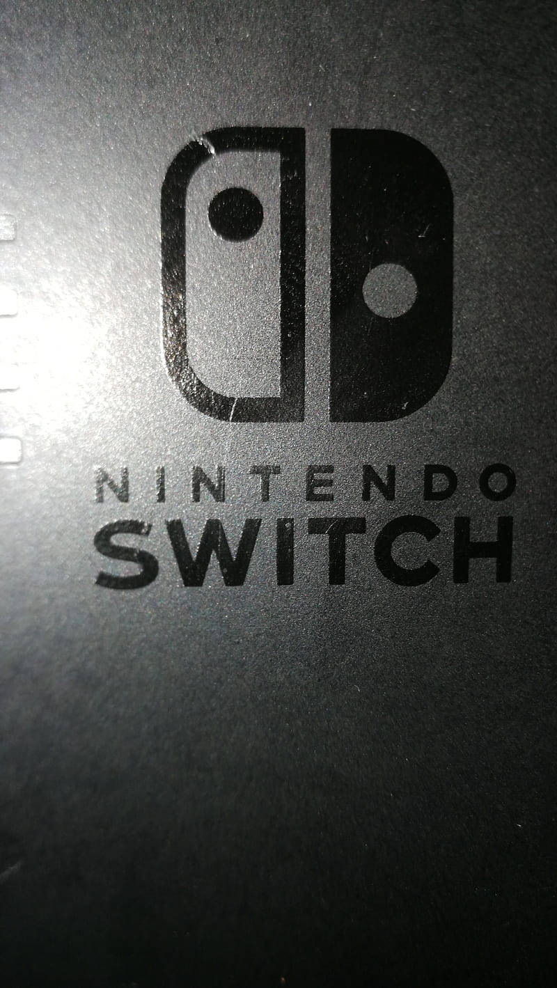 Black Nintendo Switch Logo Wallpaper