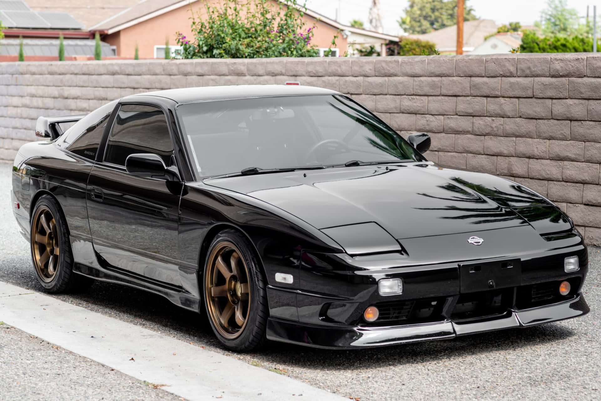 Black Nissan240sx Custom Tuning Wallpaper