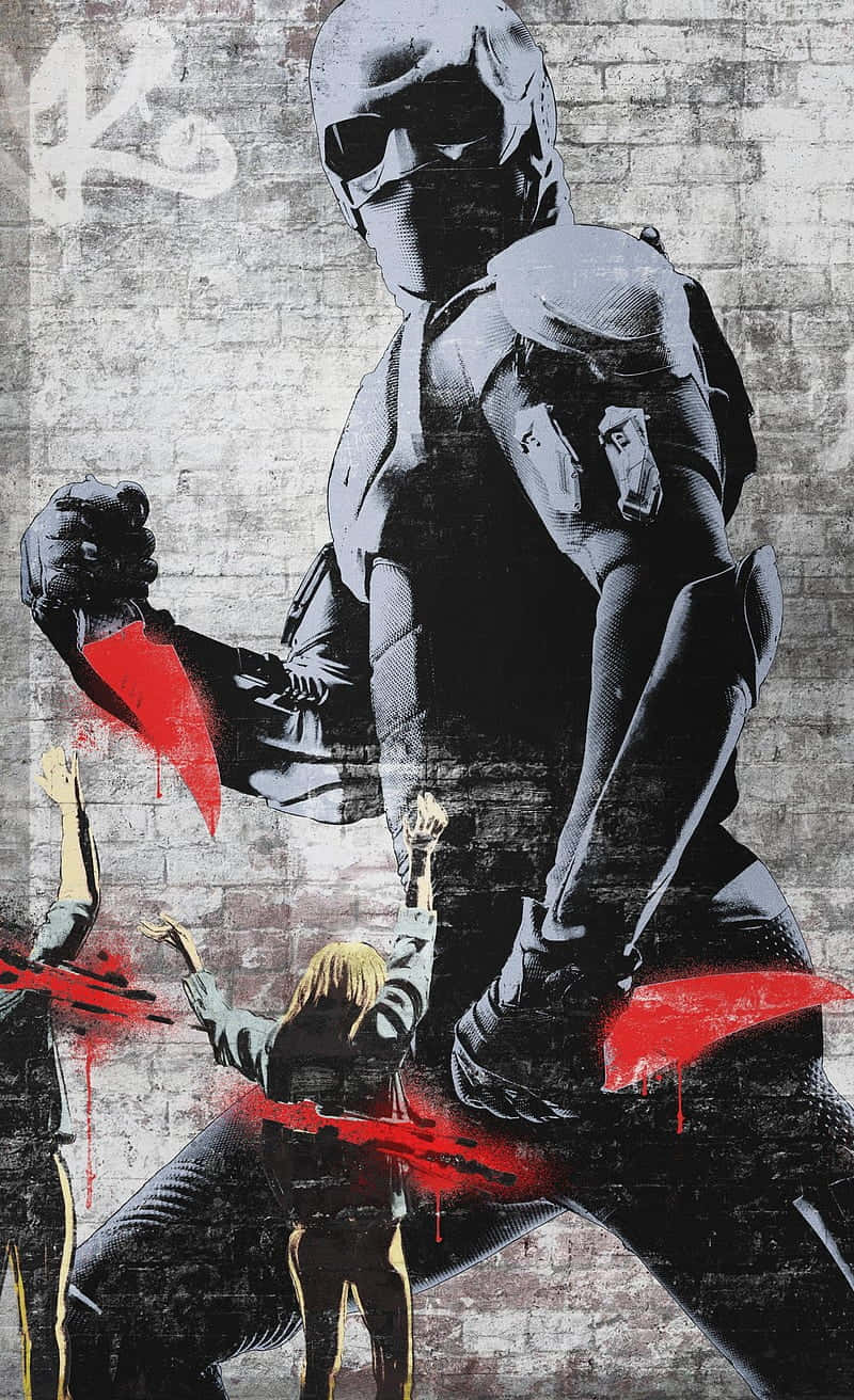Black Noir Graffiti Artwork Wallpaper