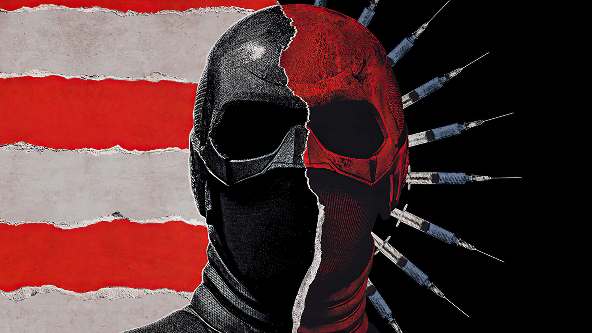 Black Noir Masked Vigilante Artwork Wallpaper