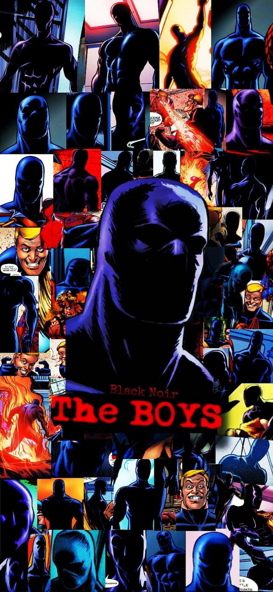 Black Noir The Boys Collage Wallpaper