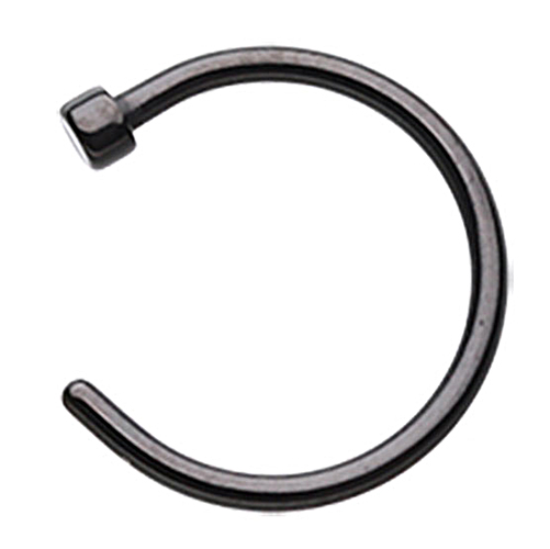 Black Nose Ring Jewelry PNG