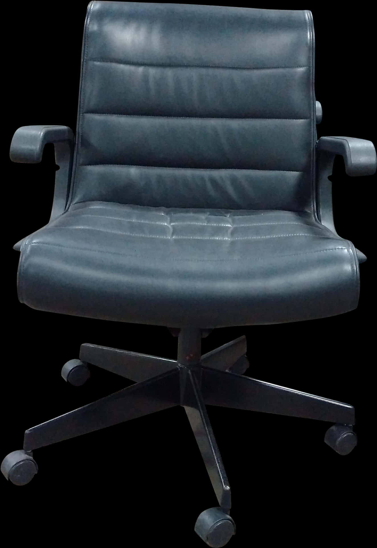 Black Office Chair Isolated PNG