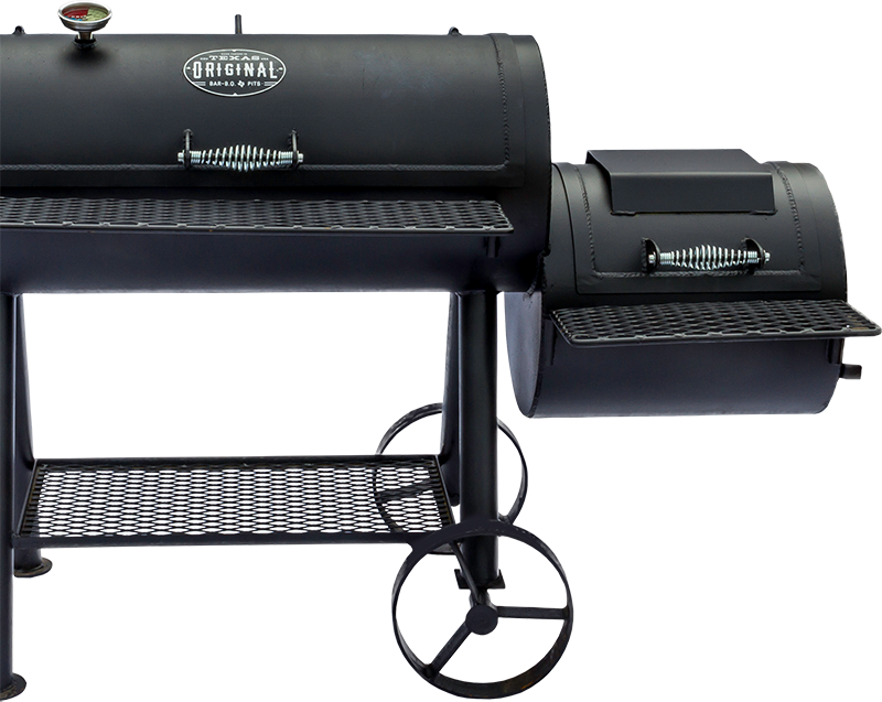 Black Offset Smoker Barbecue PNG