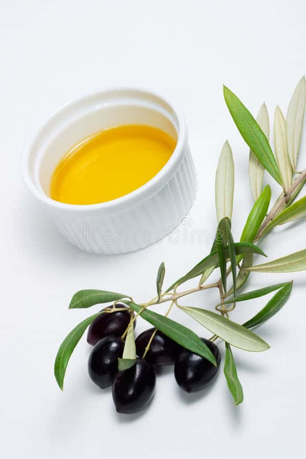 Experience the flavor of freshly picked black olives" Wallpaper
