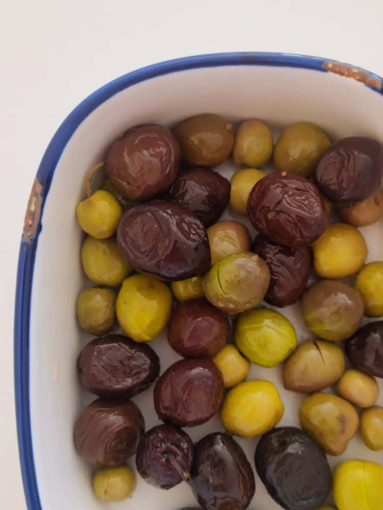 Delicious, Nutrient-Rich Black Olives Wallpaper