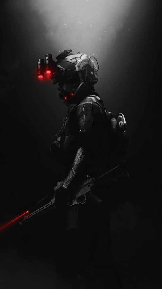 Dark Soldier 4k Ultra HD Wallpaper by huleeb