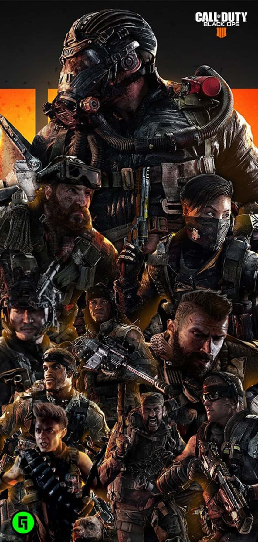 Personajesjugables De Cod: Black Ops 4 Fondo de pantalla