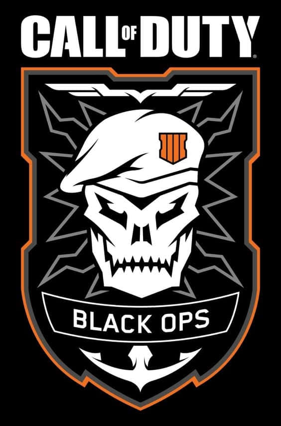 Callof Duty: Black Ops 4-logotypen Wallpaper