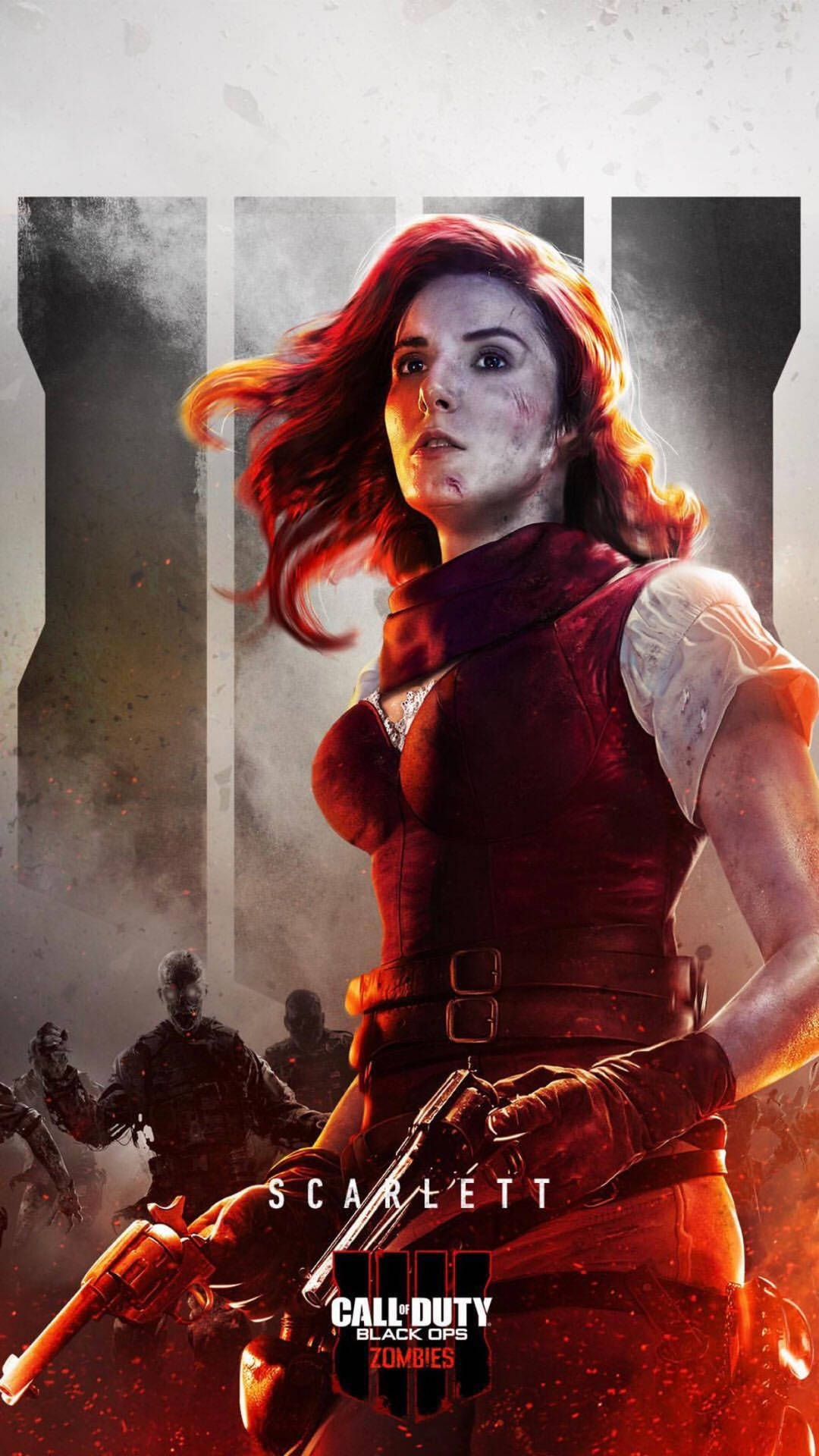 Black Ops 4 Zombies Scarlett Rhodes Poster Wallpaper