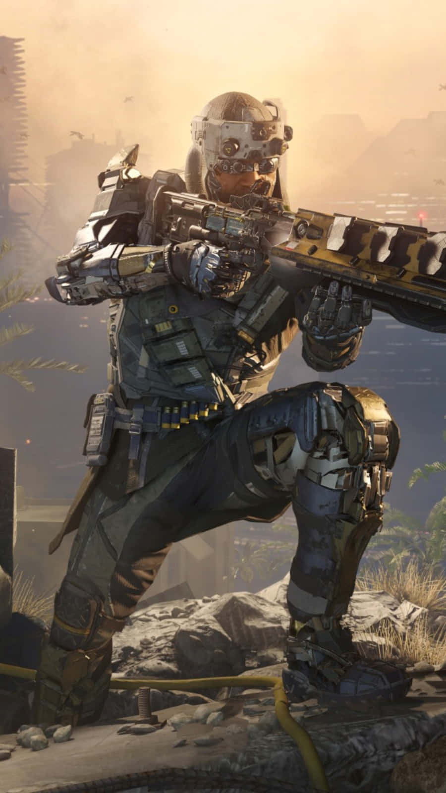 Enjoy Call of Duty Black Ops' great graphics on your iPhone Wallpaper