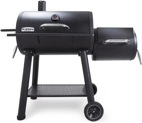 Black Outdoor Smoker Grill PNG