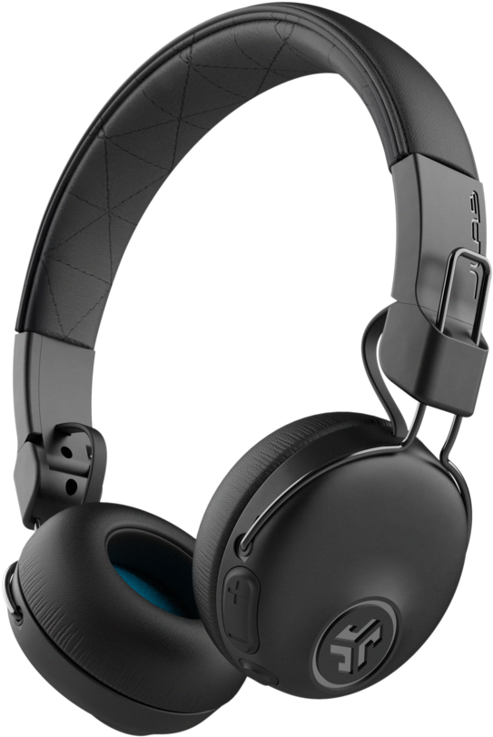 Black Over Ear Headphones PNG