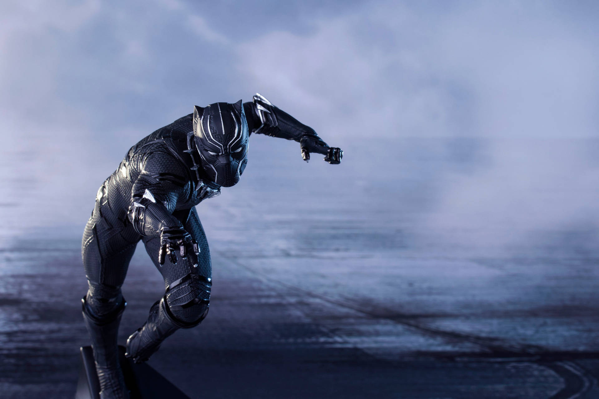 Black Panther 4k Ultra Hd Dark Figure Background