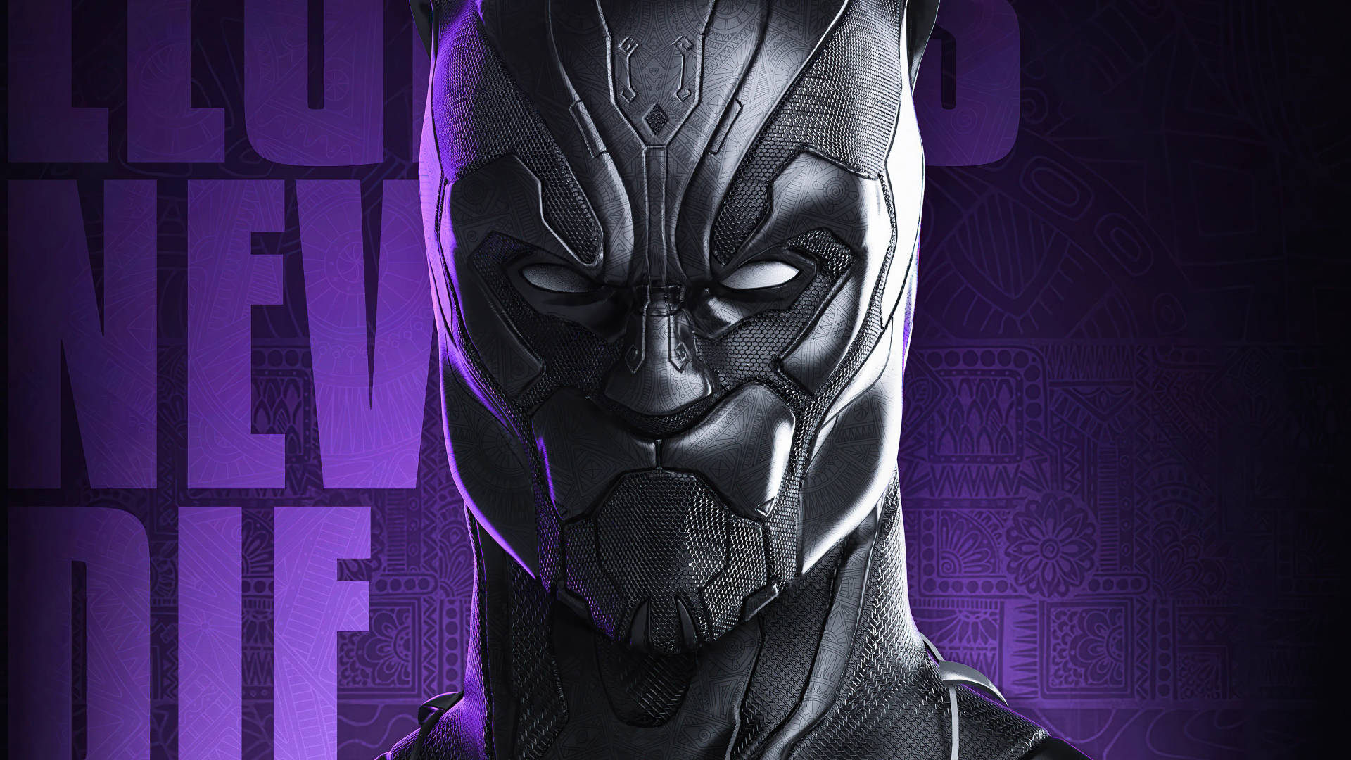 Black Panther 4k Ultra Hd Dark Violet Prints Picture