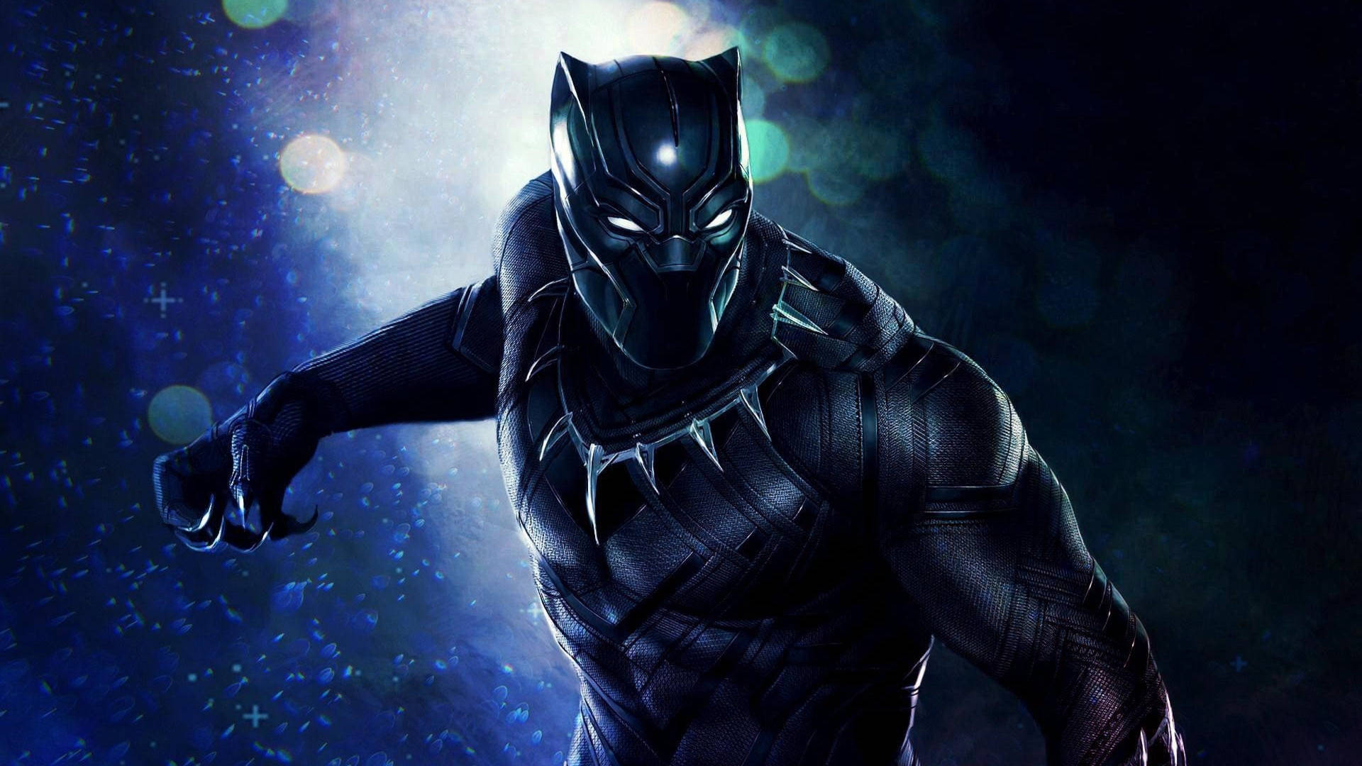 Black Panther 4k Ultra Hd Dark With Bokeh Effect Background