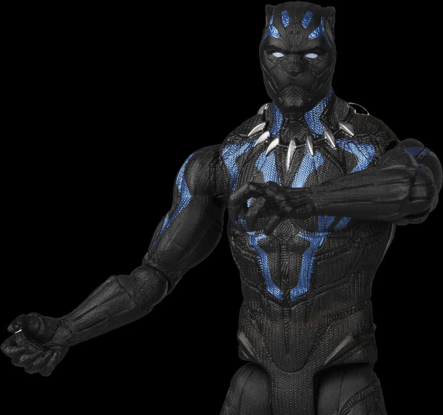 Black Panther Action Figure Pose PNG