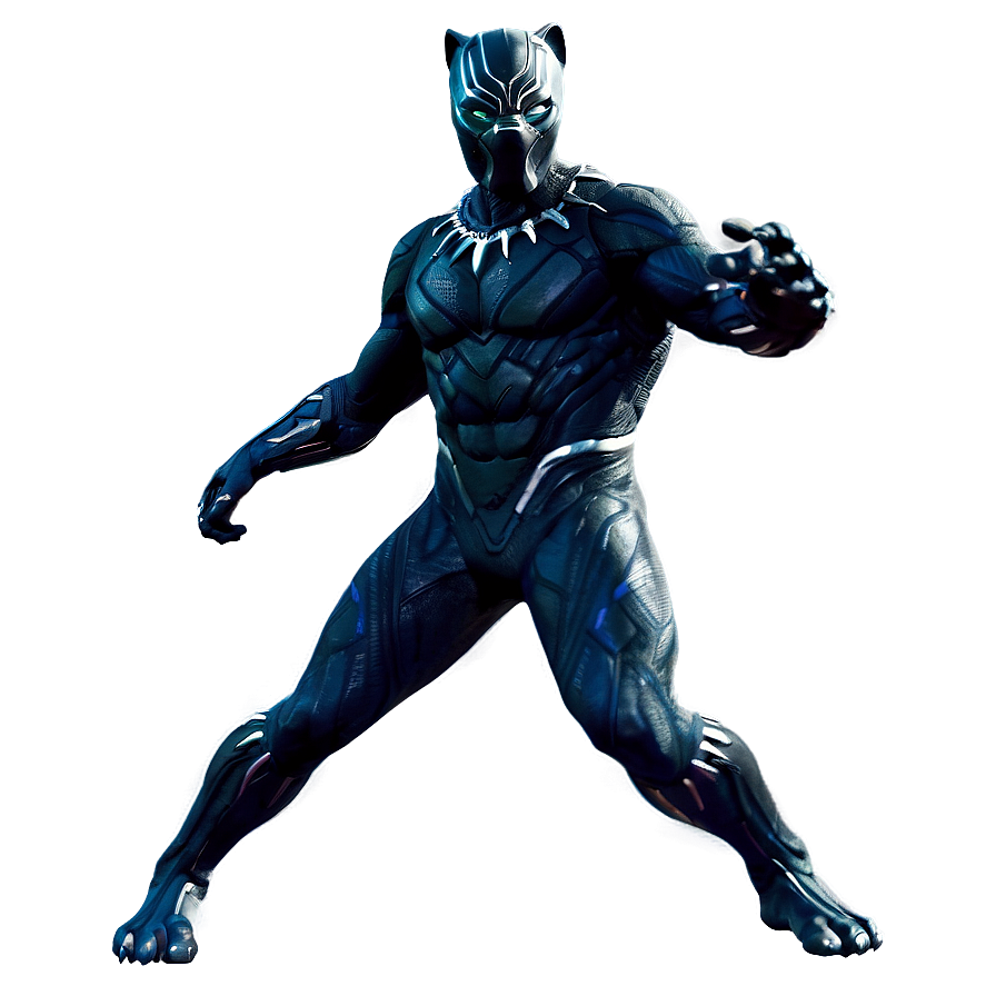 Download Black Panther Action Pose Png 05212024 | Wallpapers.com