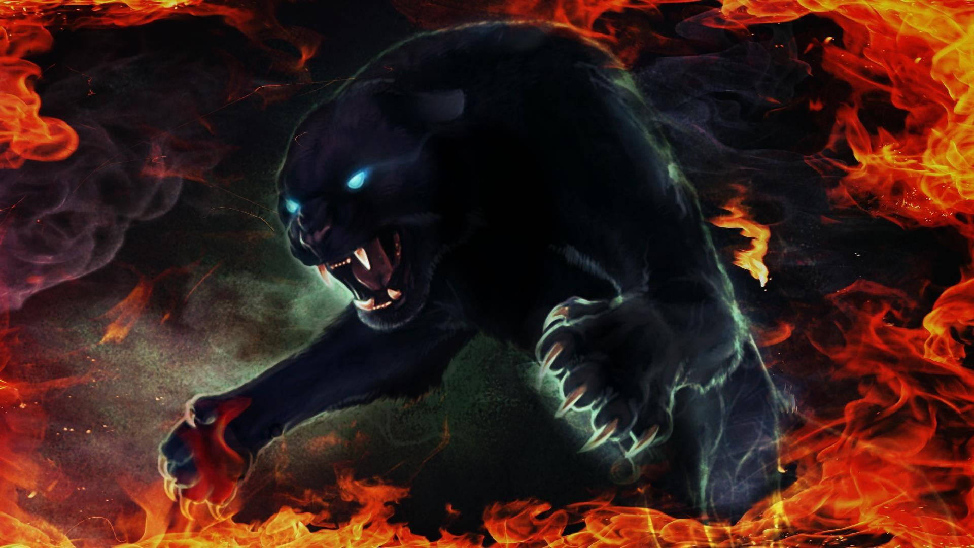 Black Panther Animal Digital Art