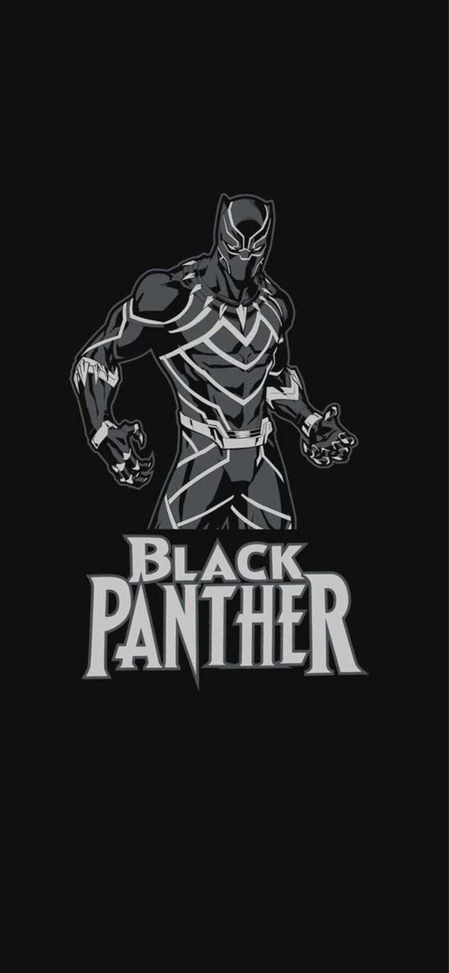 Black Panther Art Print Marvel Iphone X Background