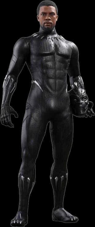 Black Panther Character Pose PNG
