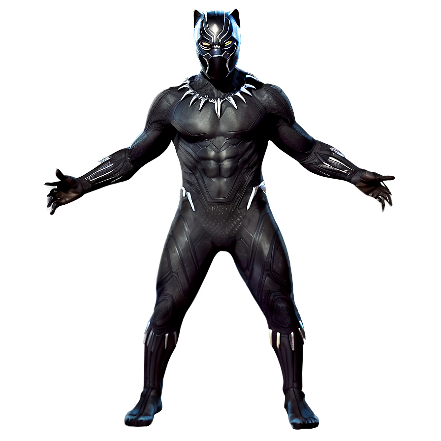 Download Black Panther Costume Design Png Pkh55 | Wallpapers.com