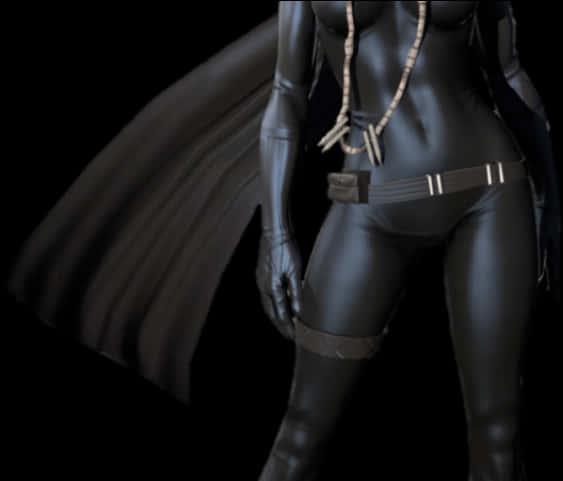 Black Panther Costume Detail PNG