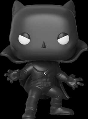 Black Panther Funko Pop Figure PNG