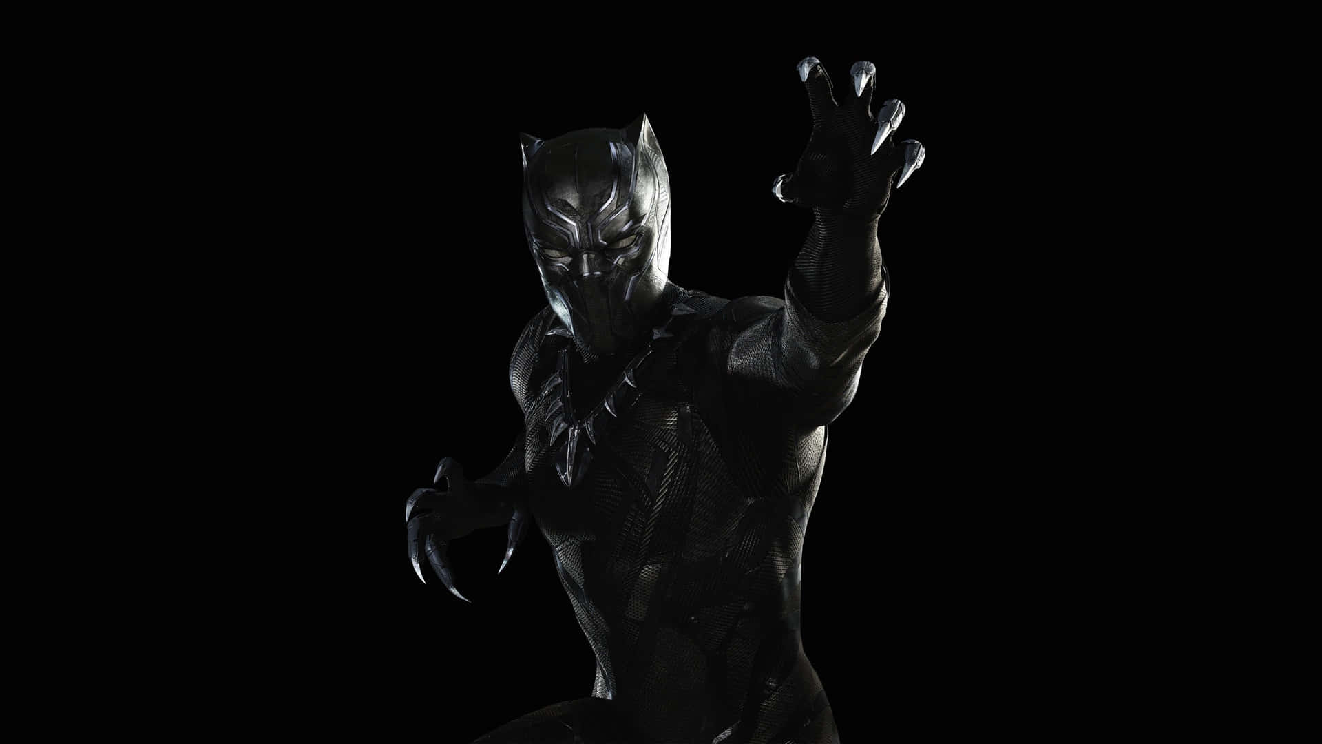 Elpantera Negra: Una Figura Heroica Luchando Por La Justicia. Fondo de pantalla