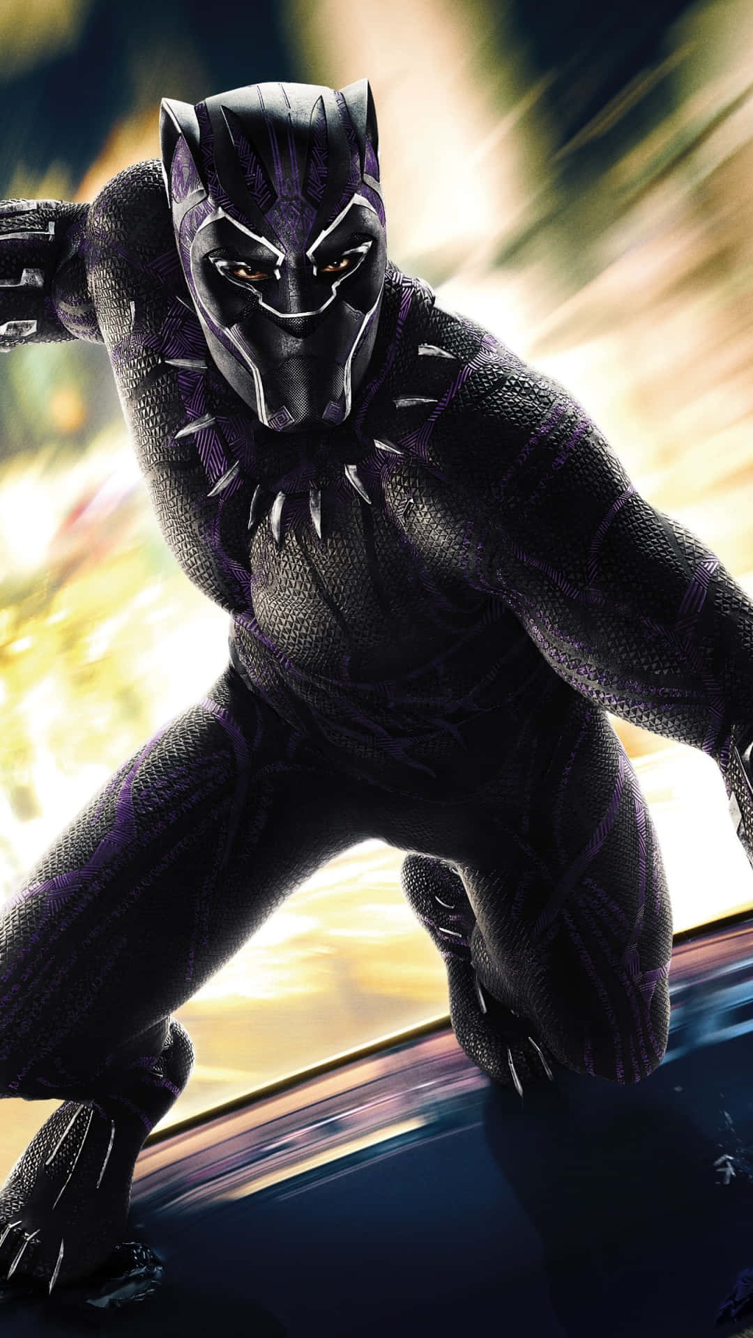 Blackpanther Héroe Fondo de pantalla