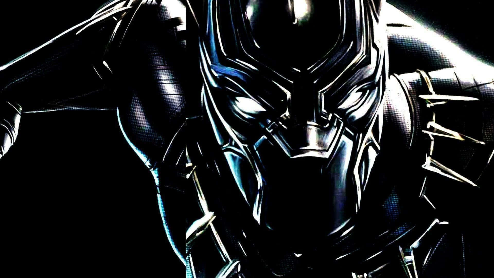 Black Suit Black Panther Hero Wallpaper
