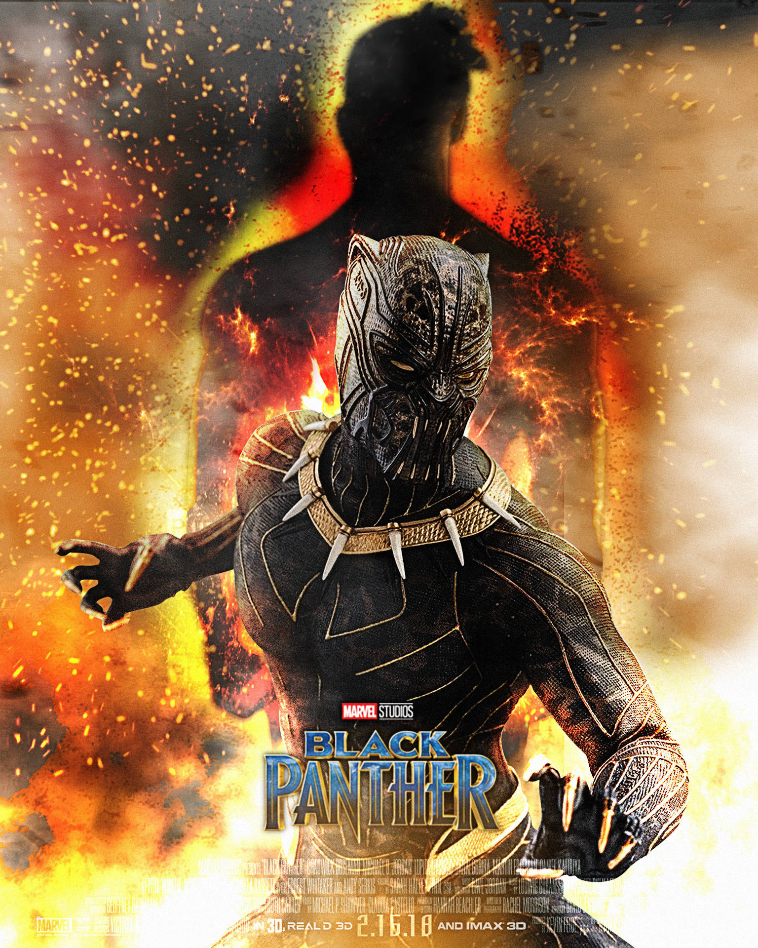 Black Panther Killmonger Poster Wallpaper