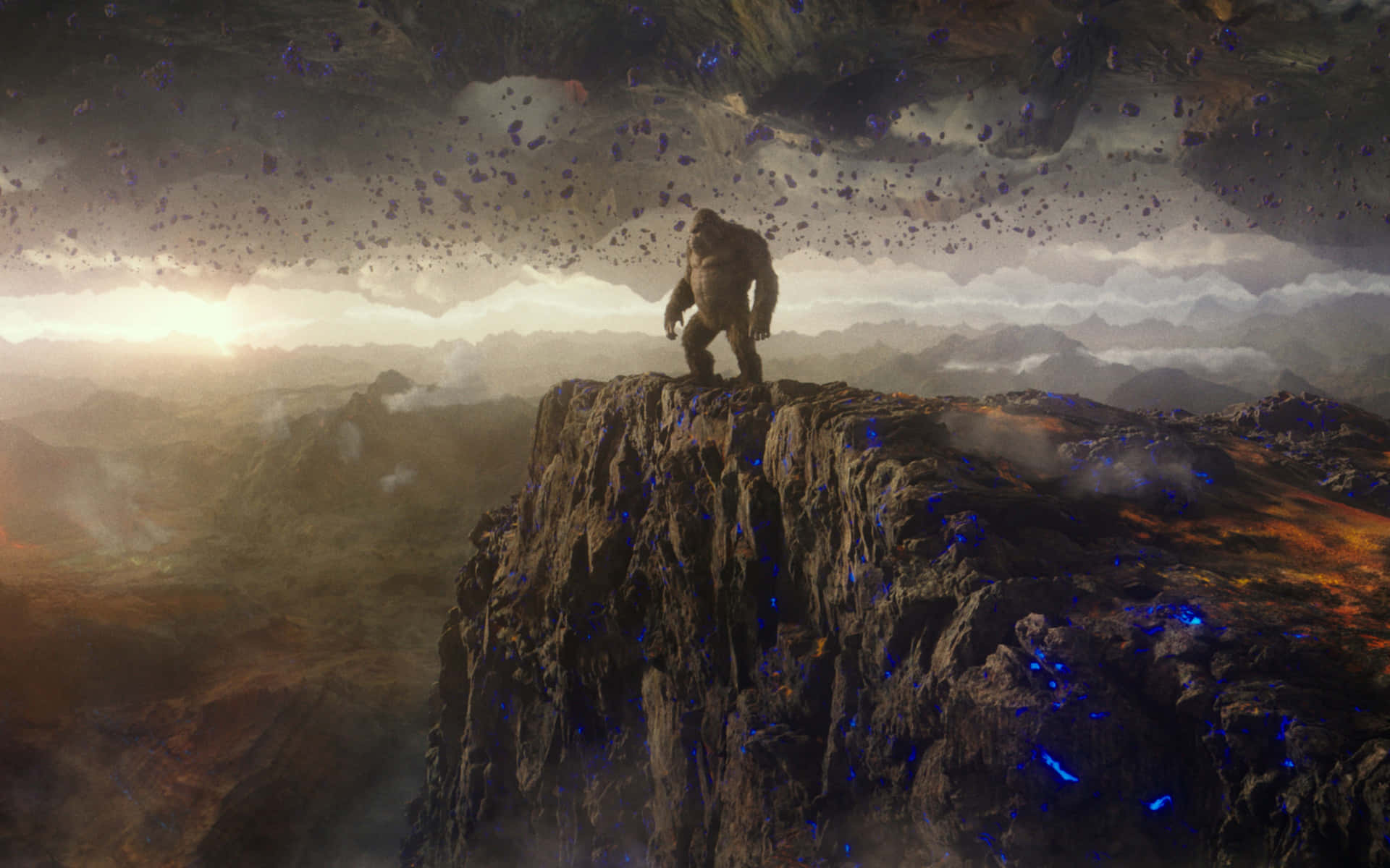 A majestic panorama of Wakanda. Wallpaper
