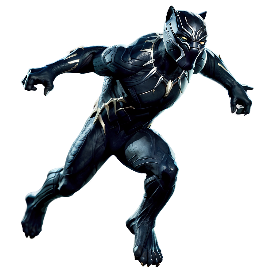 Download Black Panther Leap Png Oif93 | Wallpapers.com