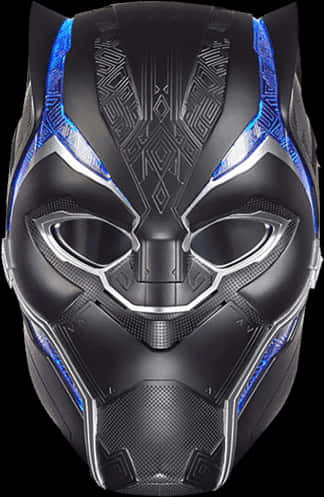 Black Panther Mask Vibranium Design PNG