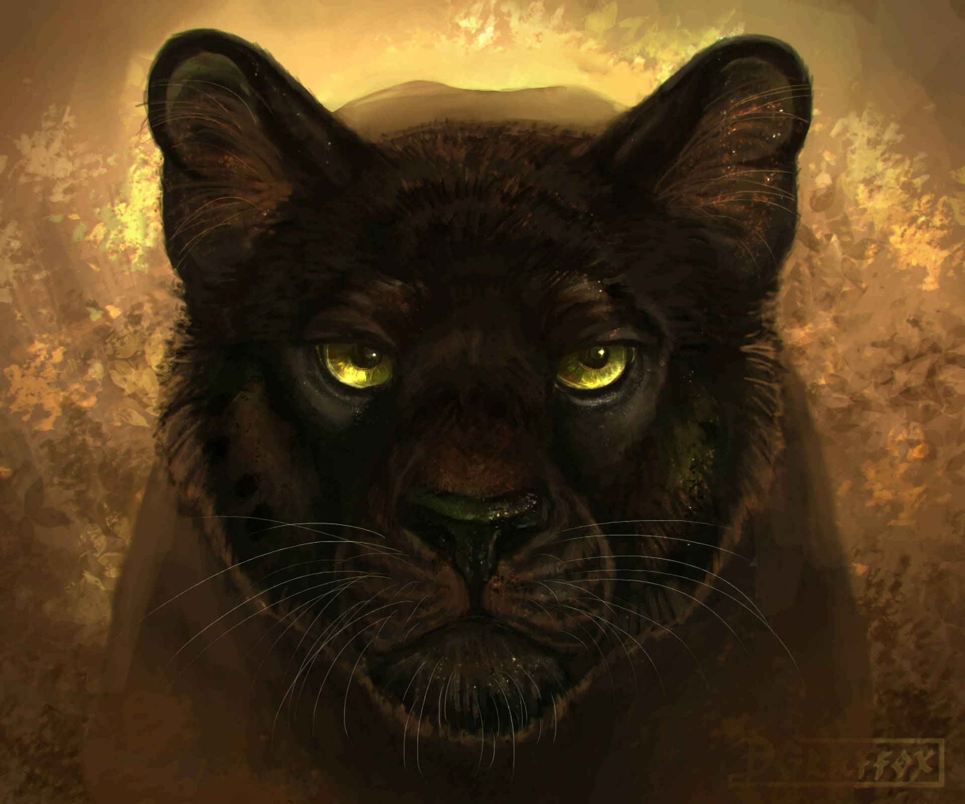 Black Panther Painting