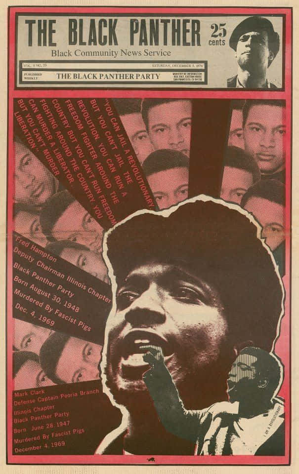Elpartido Pantera Negra Por La Autodefensa, 1966. Fondo de pantalla