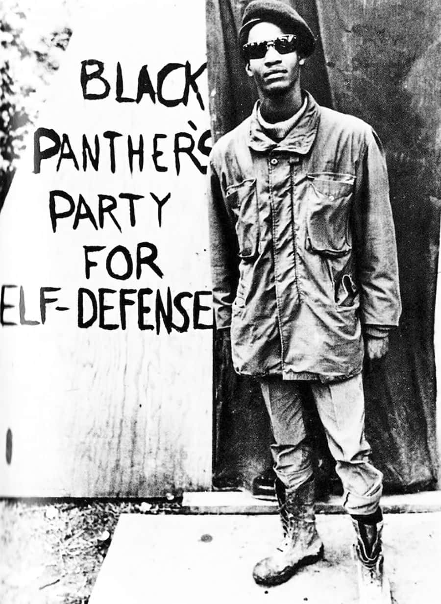 Fundadoen 1966 En Oakland, California, El Partido De Los Panteras Negras Luchó Por Obtener Derechos Y Poder Para Los Afroamericanos. Fondo de pantalla