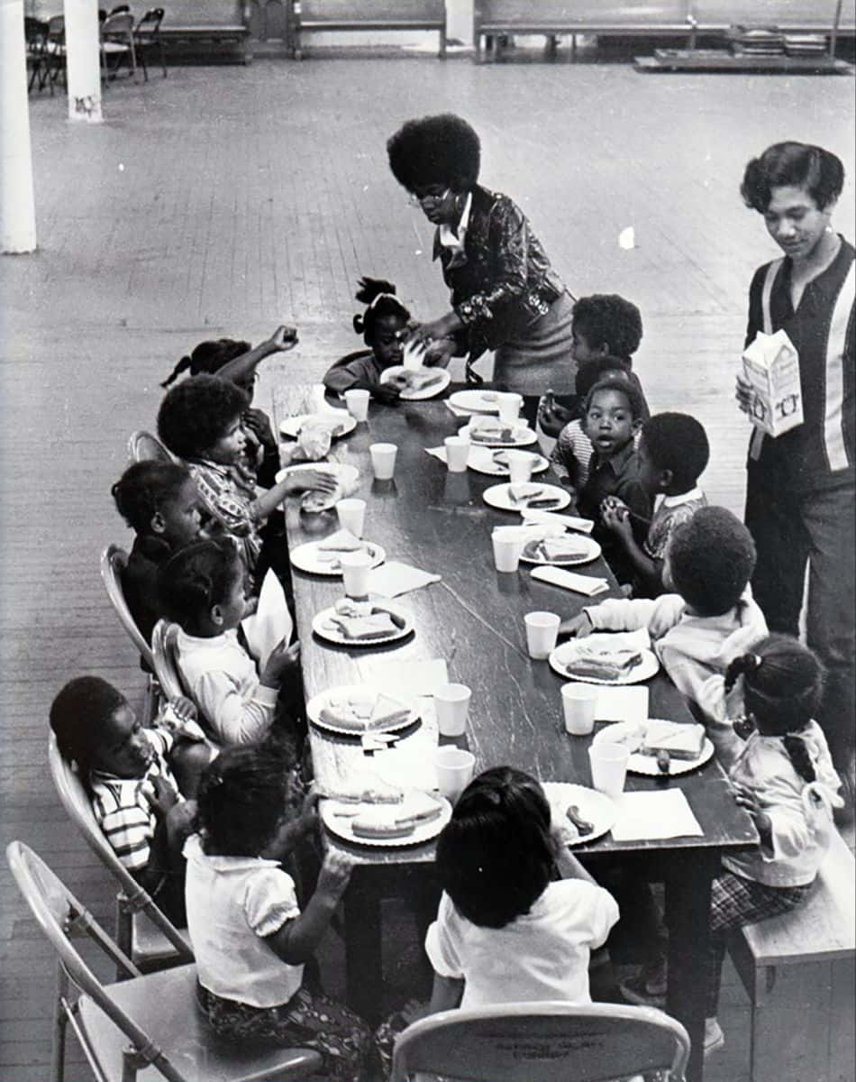 "The Black Panther Party at their first rally in Oakland, California." Wallpaper