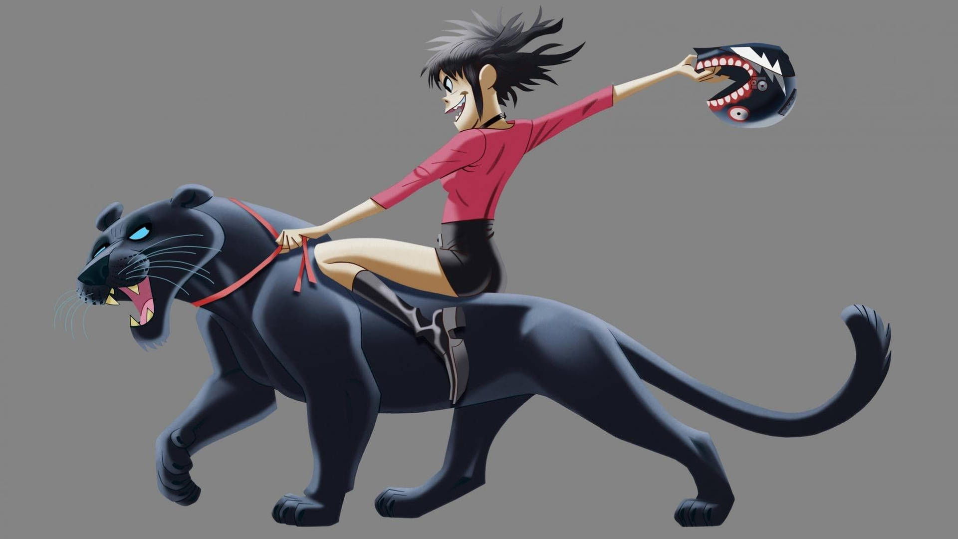 Black Panther Ride Gorillaz Noodle