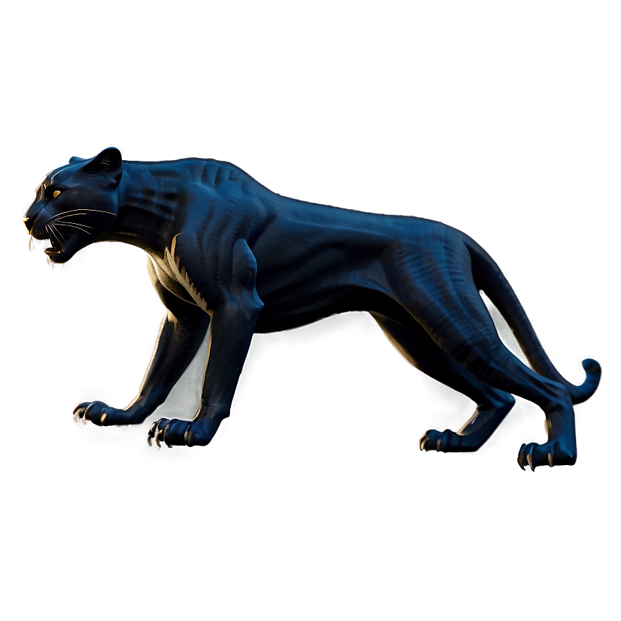 Download Black Panther Side Profile Png Yco48 | Wallpapers.com