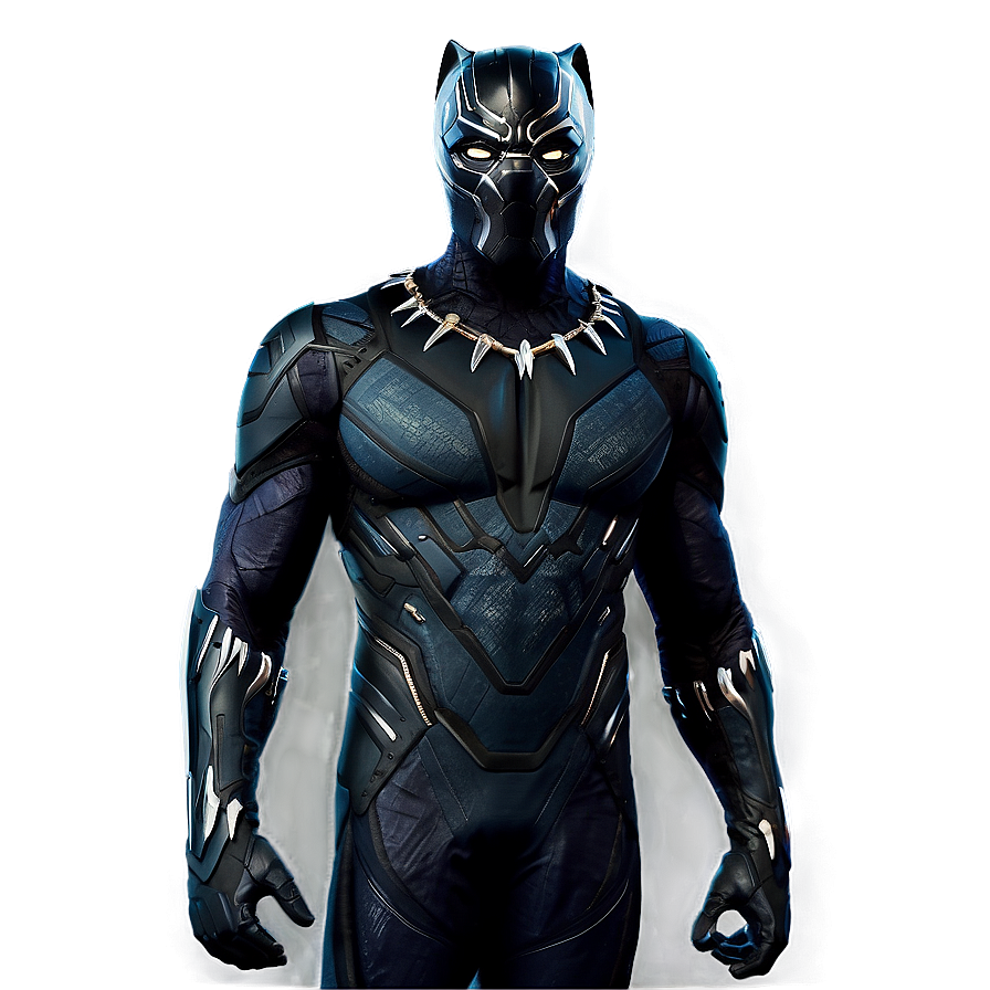 Black Panther Stealth Suit Png 05212024 PNG